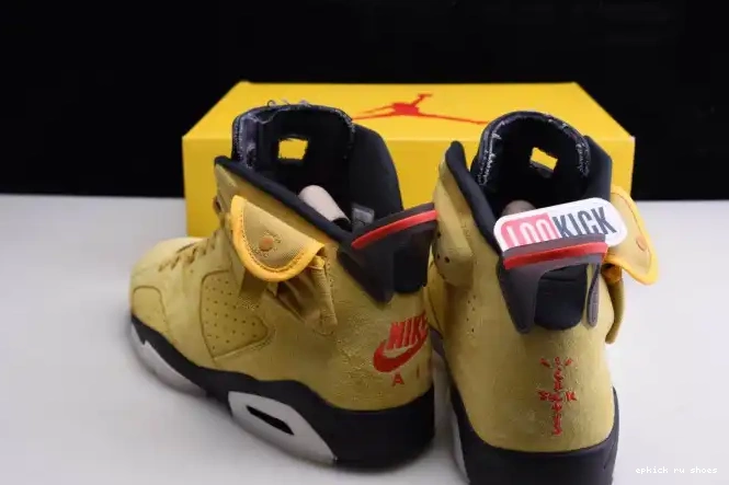 Cheap X CN1084-300 YELLOW SCOTT TRAVIS JORDAN AIR 6 0614